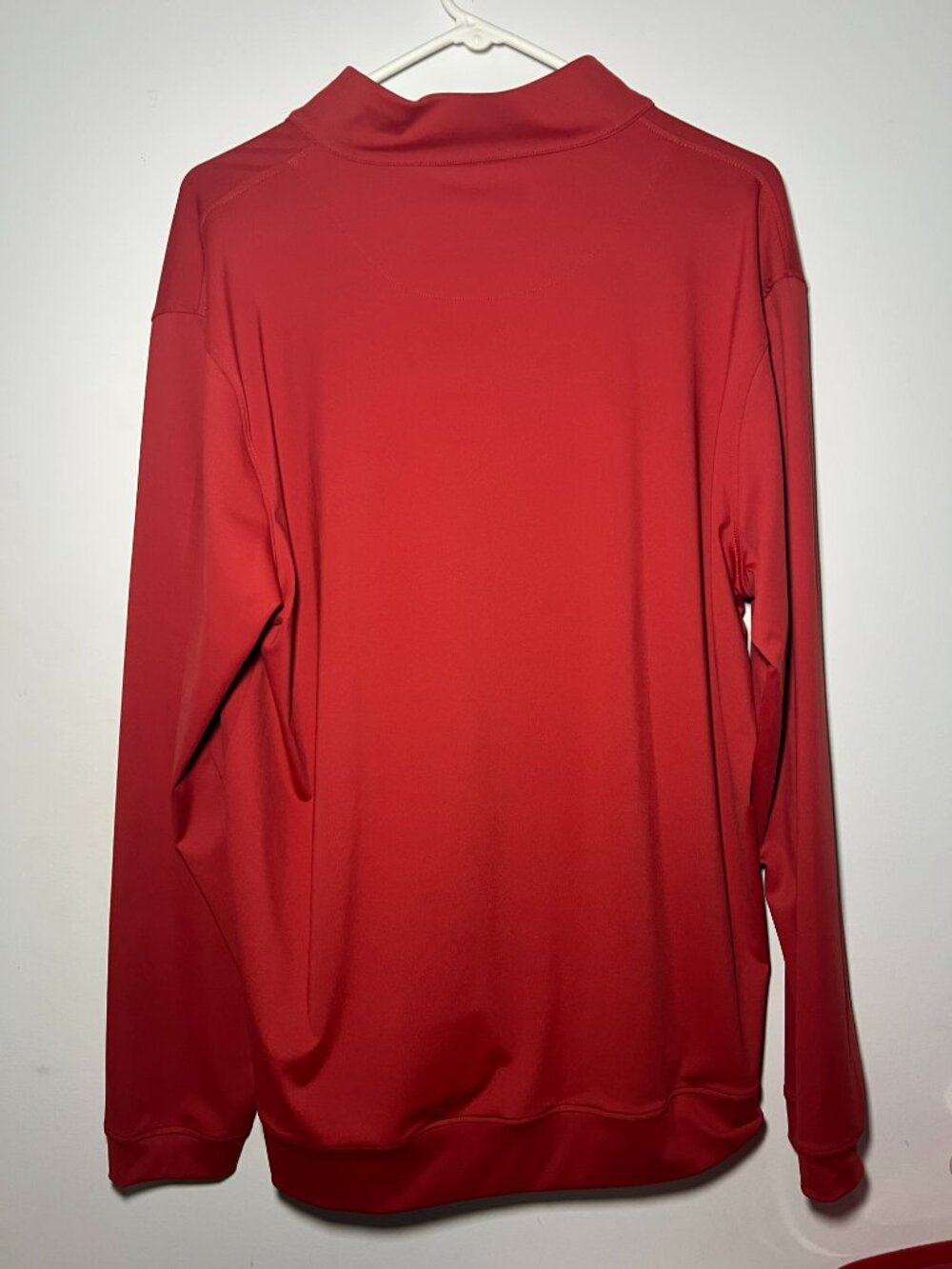 Barstool Golf Quarter Zip Pullover Men's Rust Performance Stretch Athletic Golf - Picture 7 of 7
